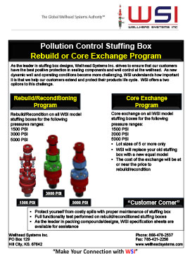 Stuffing Box Exchange Program
