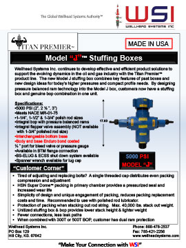 Model J Stuffing Box 5000
