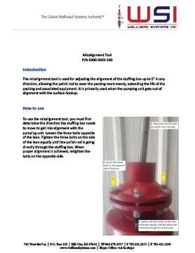 Misalignment Tool
